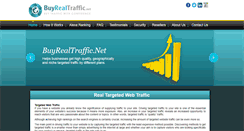 Desktop Screenshot of buyrealtraffic.net